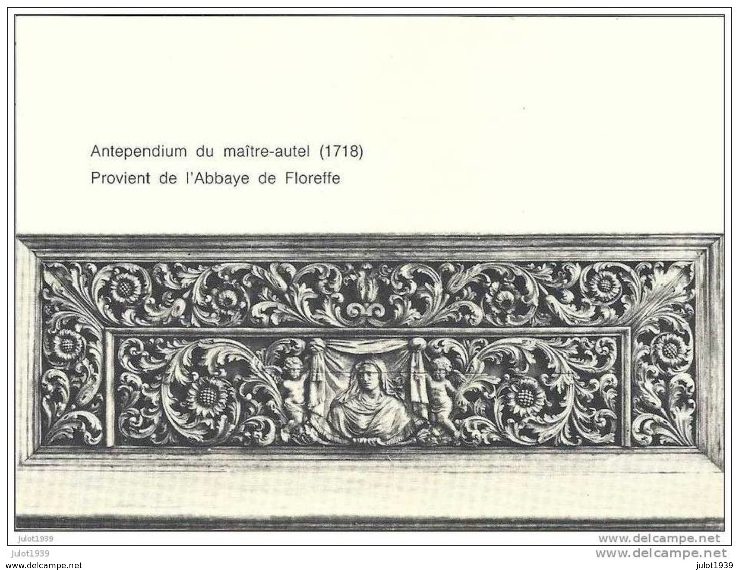 FOSSES - LA - VILLE ..-- Antependium 1718 Collégiale . - Fosses-la-Ville