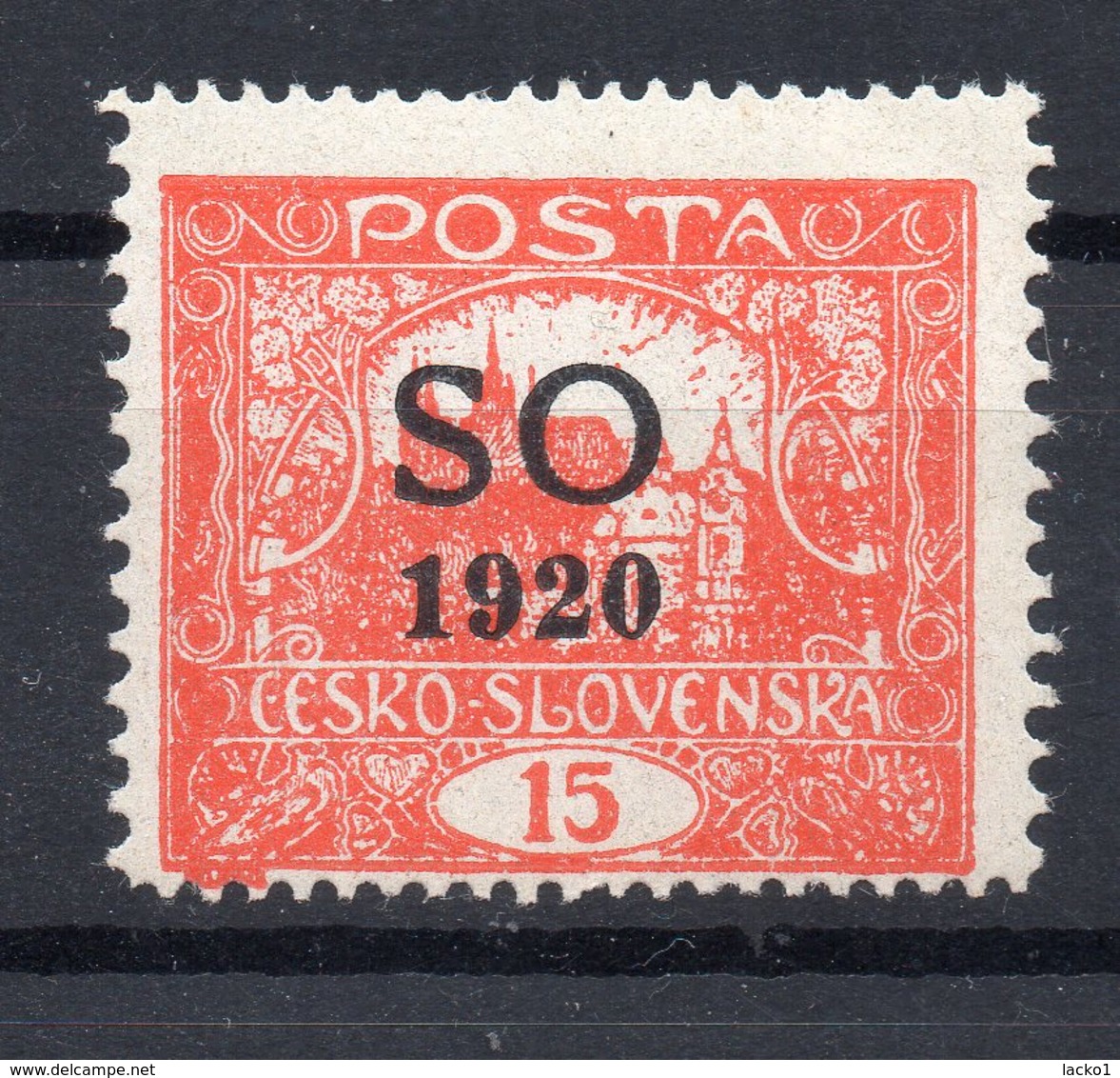 CZECHOSLOVAKIA  SO 1920 , MNH,  PERFORATION  13 3/4 : 11  1/2 - Neufs