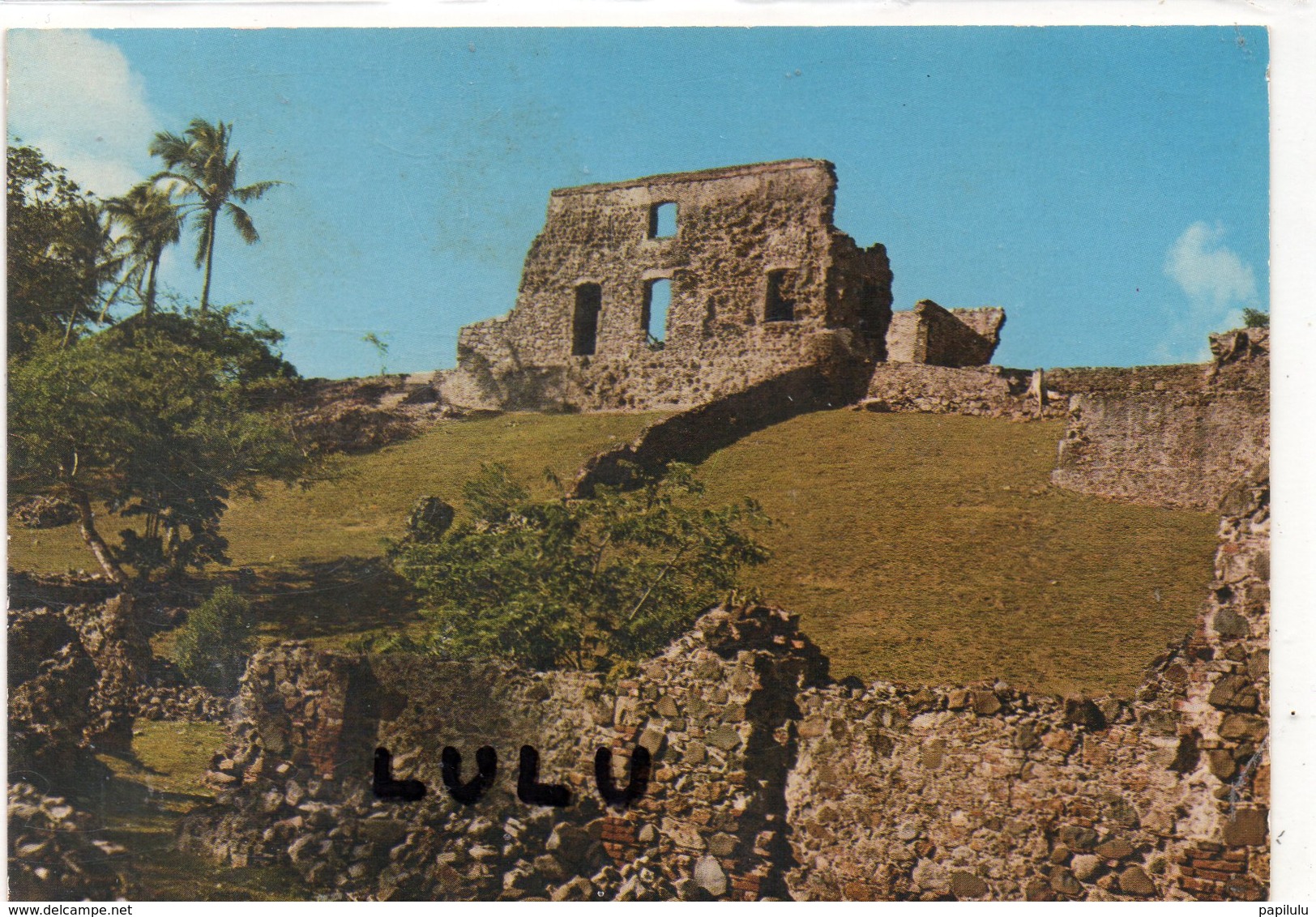 MARTINIQUE : Edit. Felix Rose Rosette , Presqu’île De La Caravelle , Ruines Du Château Dubuc - La Trinite