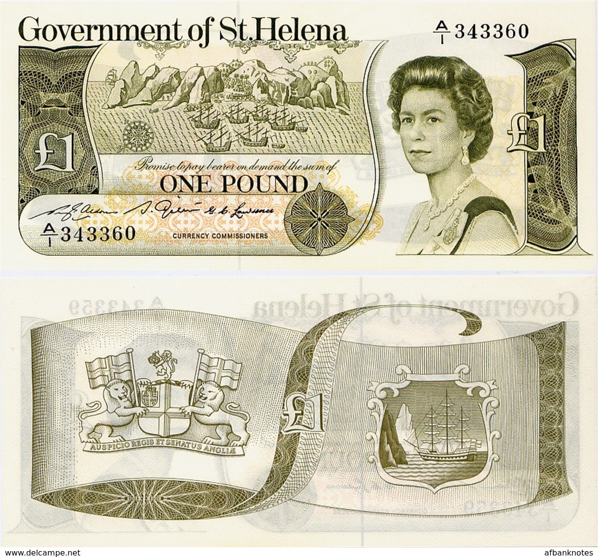 SAINT HELENA        1 Pound        P-9a       ND (1981)         UNC - Saint Helena Island