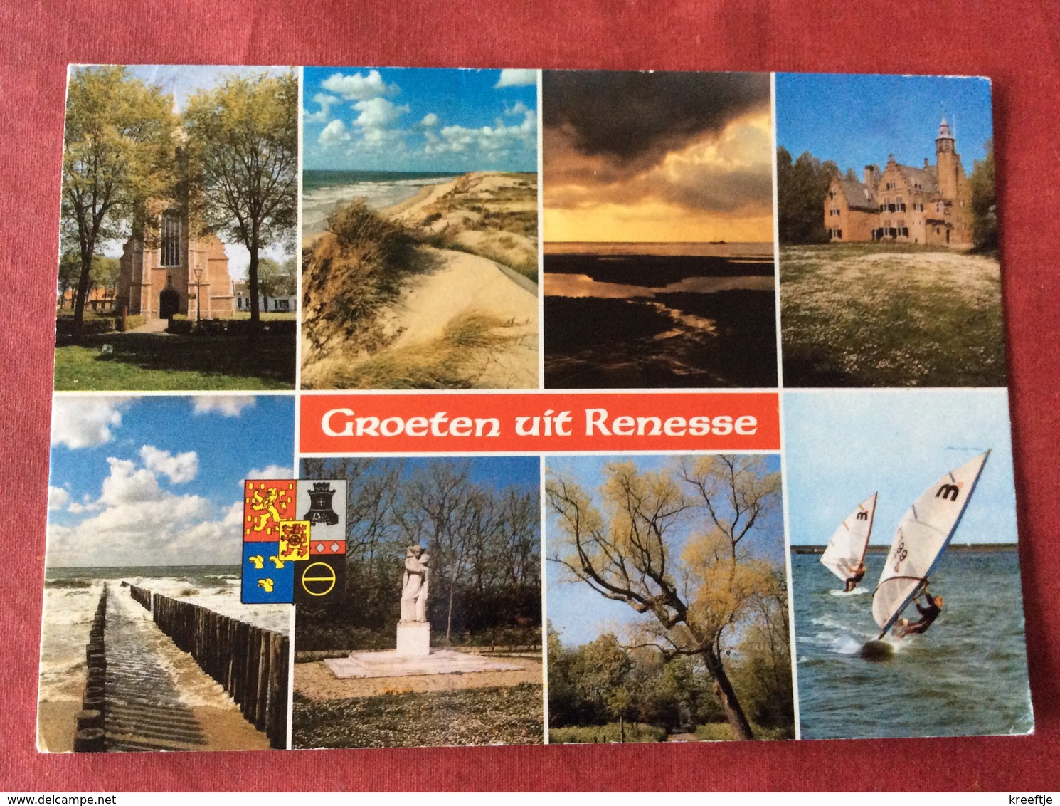 Nederland. Pays-Bas. Holland. Groeten Uit Renesse ( Surfen Kerk ) - Renesse