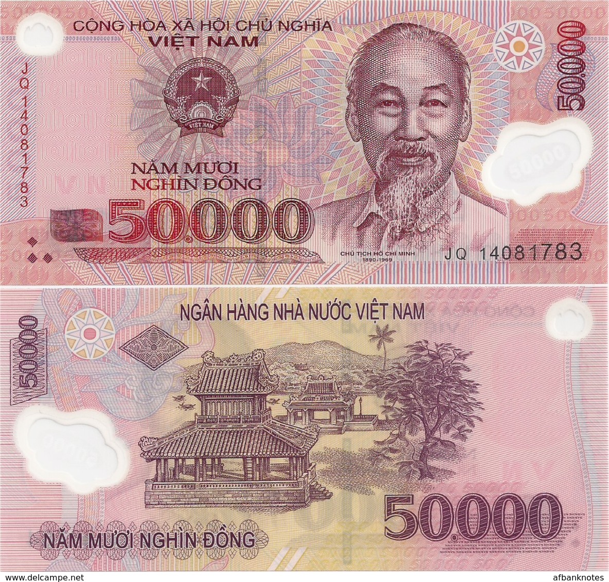 VIETNAM       50,000 Dong       P-121k       (20)14       UNC  [ 50000 ] - Vietnam