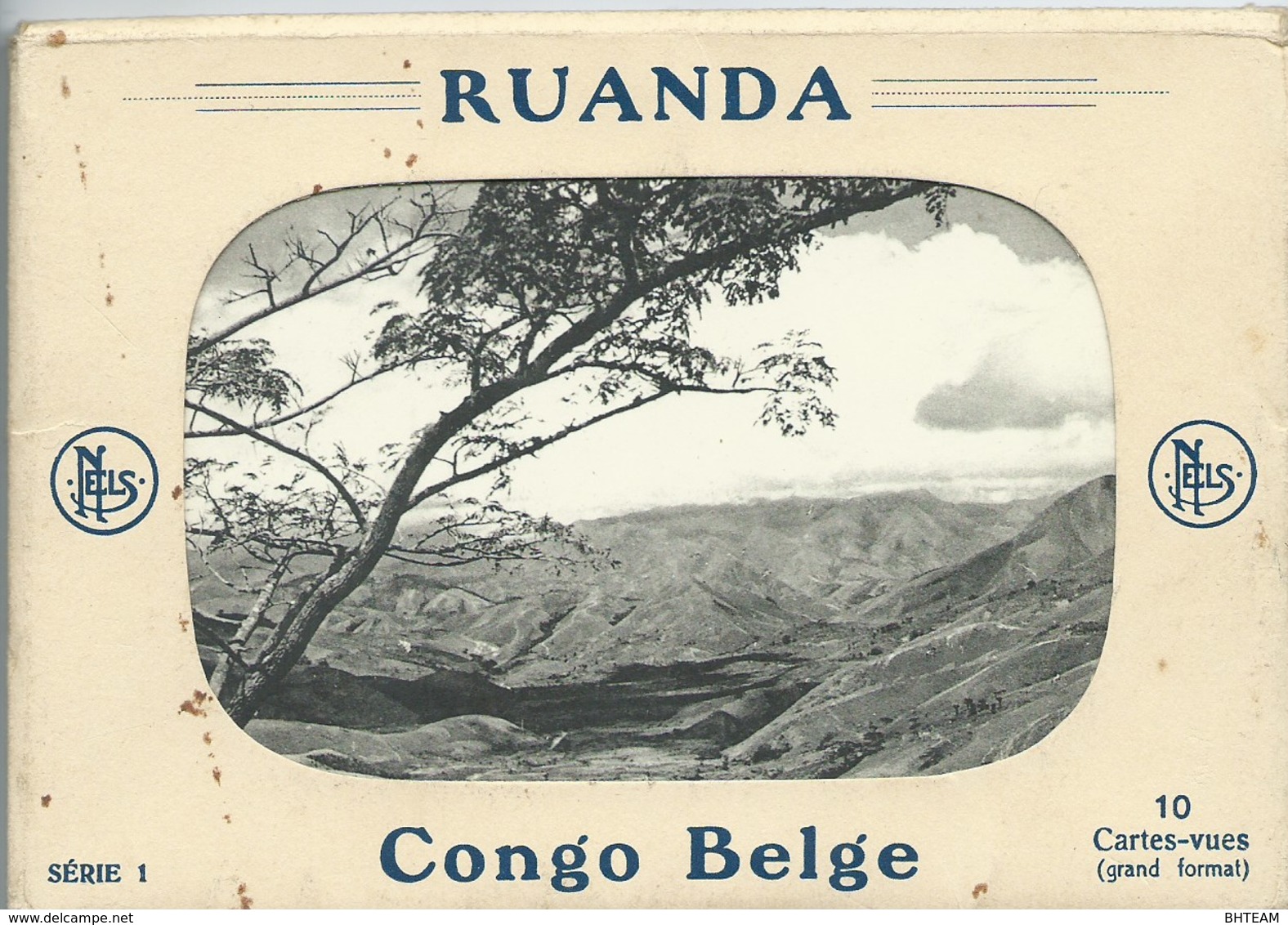 CARNET DE 10 CPA ALBUM SOUVENIR RUANDA CONGO BELGE SERIE 1 PHOTO J V LEROY RWANKWI RUTSHURU - Ruanda-Urundi