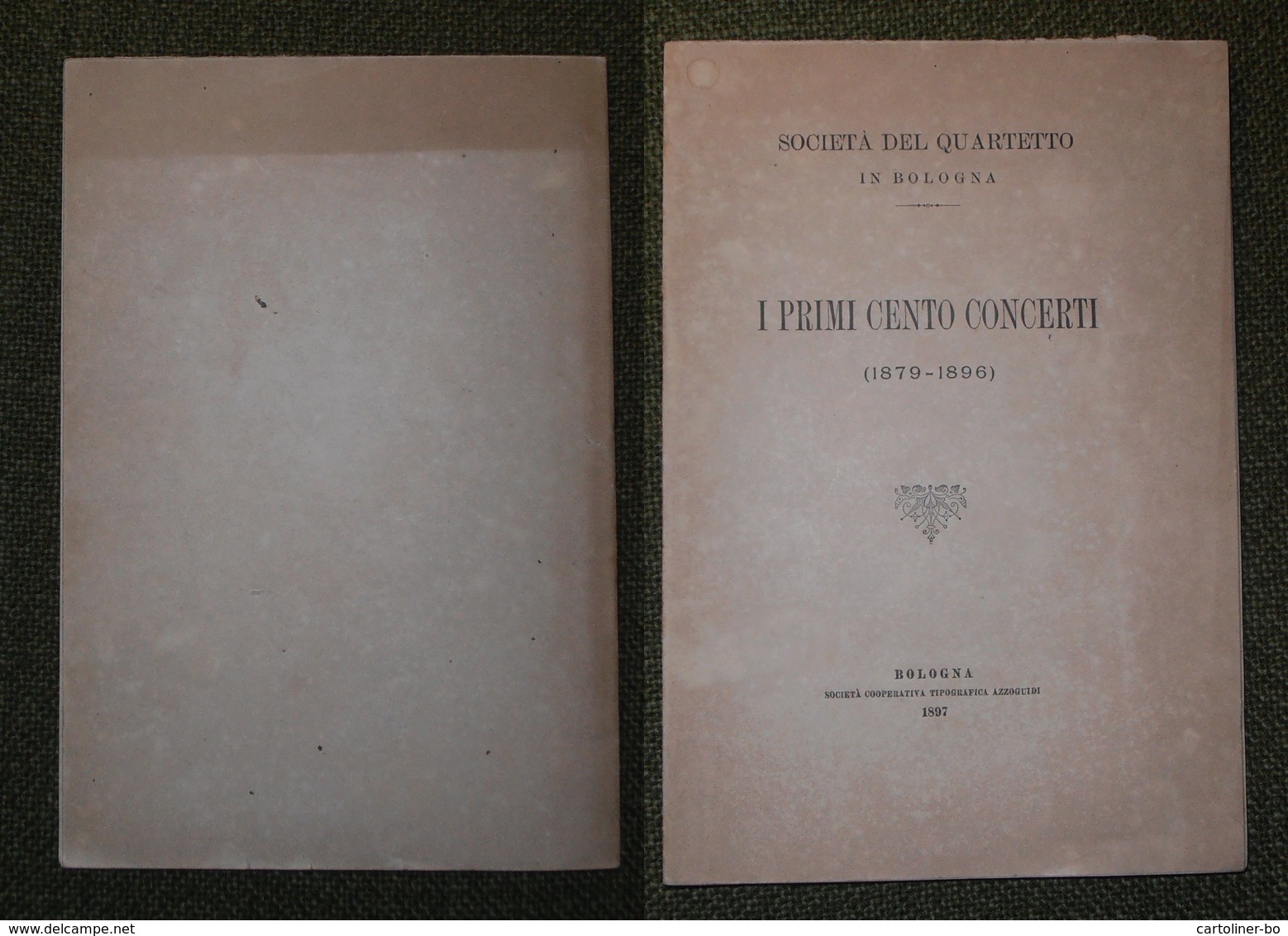 Bologna, 1897 Società del Quartetto, I primi cento concerti