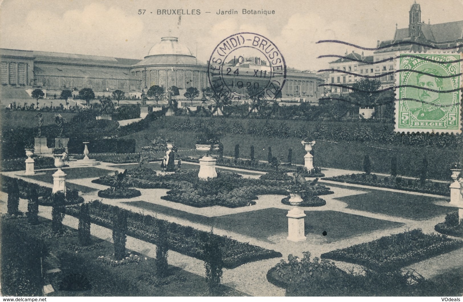 CPA - Belgique - Bruxelles - Brussels - Jardin Botanique - Marktpleinen, Pleinen