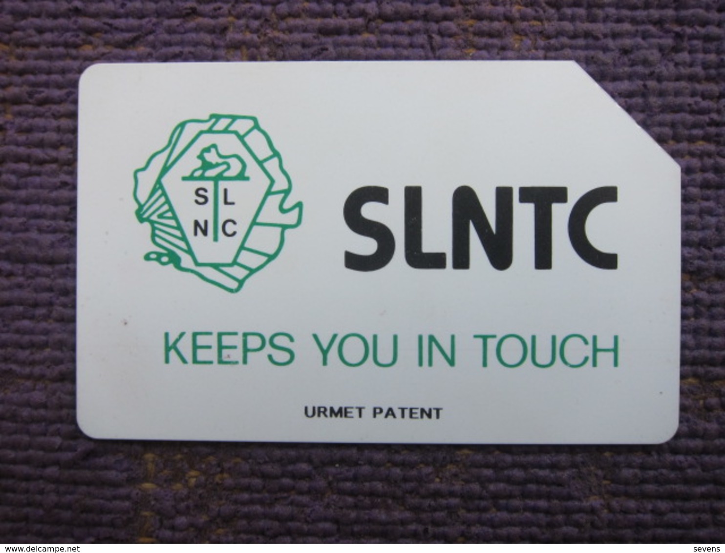 Urmet Phonecard,SRL-08 Black SLNTC,used - Sierra Leone