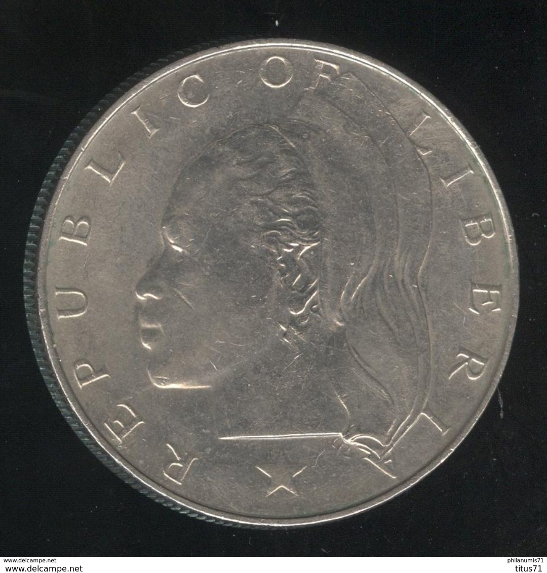 1 Dollar Libéria 1966 TTB+ - Liberia