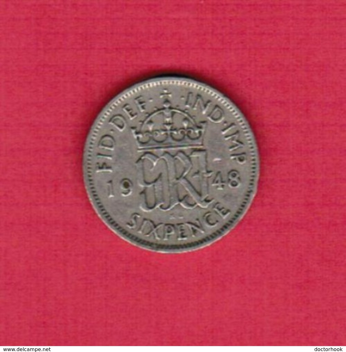 GREAT BRITAIN   6 PENCE 1948  (KM # 862) #5180 - H. 6 Pence