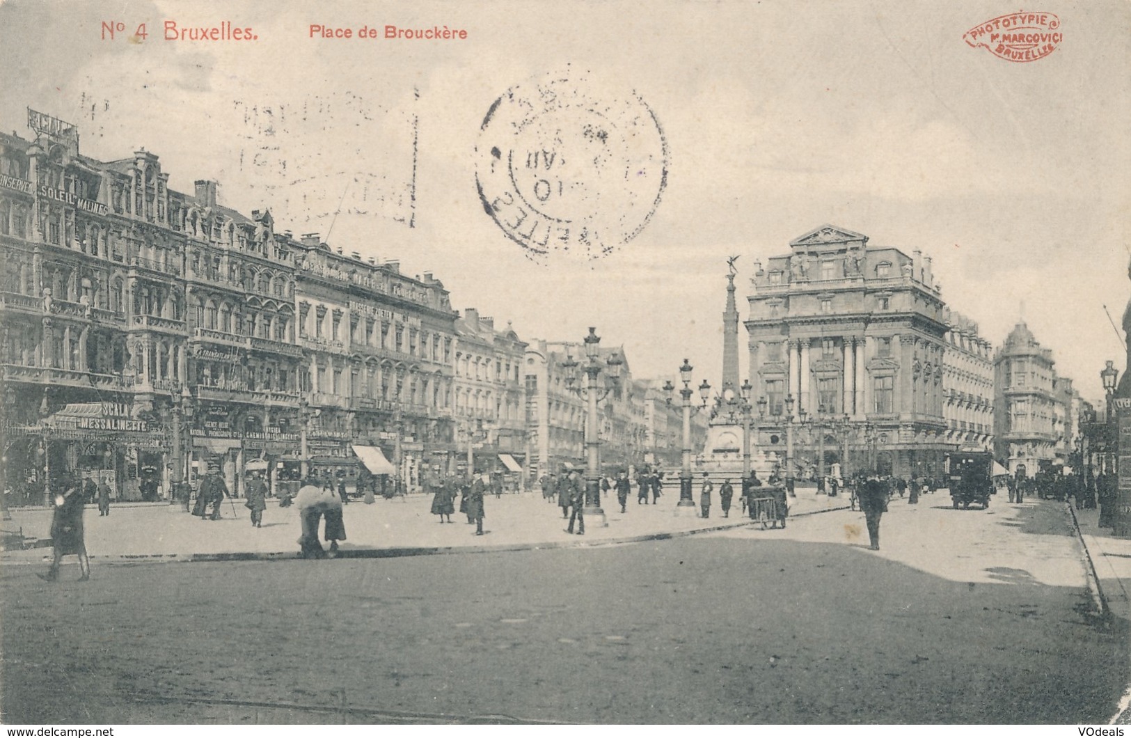 CPA - Belgique - Bruxelles - Brussels - Vieux Bruxelles - La Place Des Bailles - Places, Squares