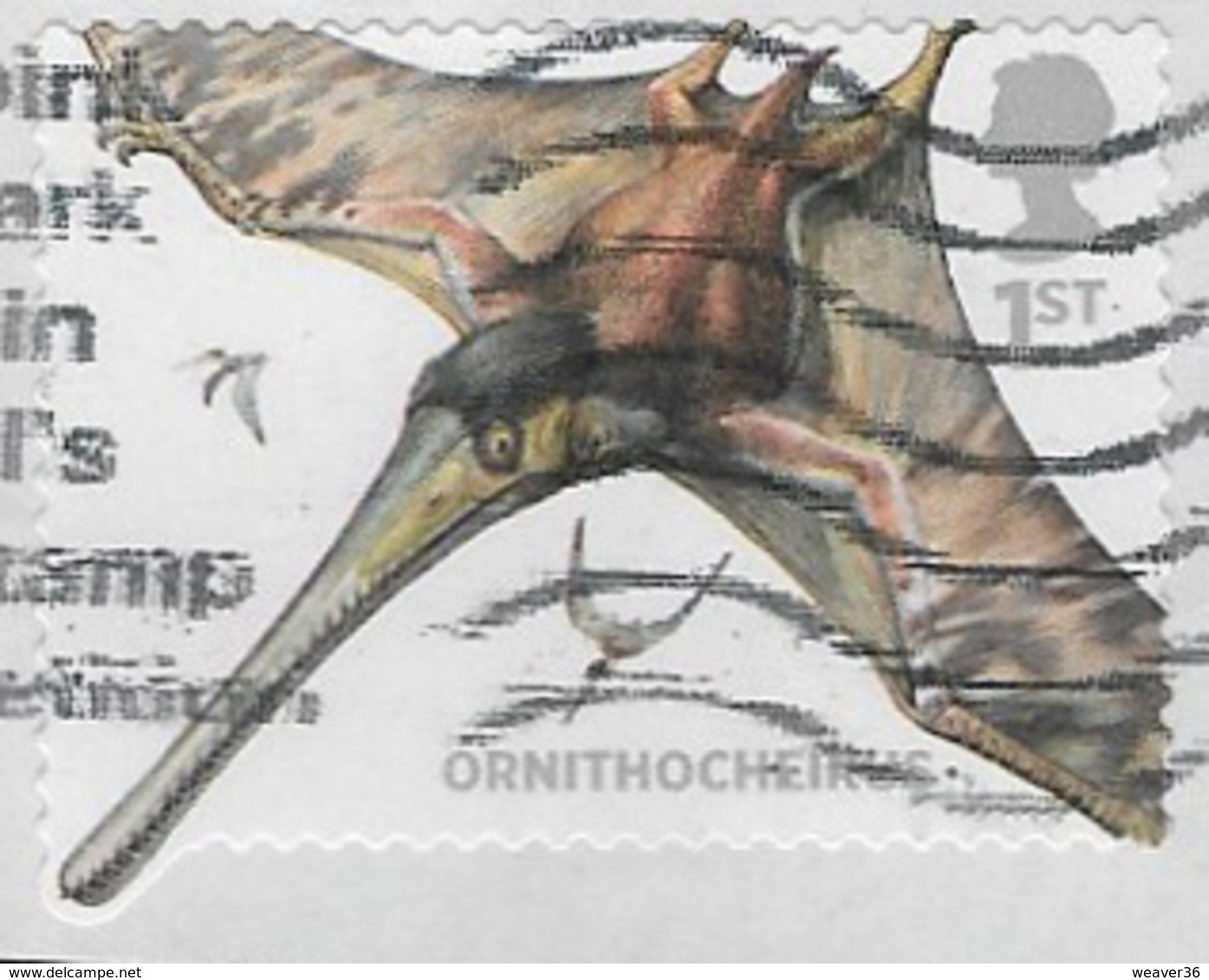 GB 2013 Prehistoric Animals 1st Ornithocheirus Good/fine Used [27/23918/ND] - Used Stamps