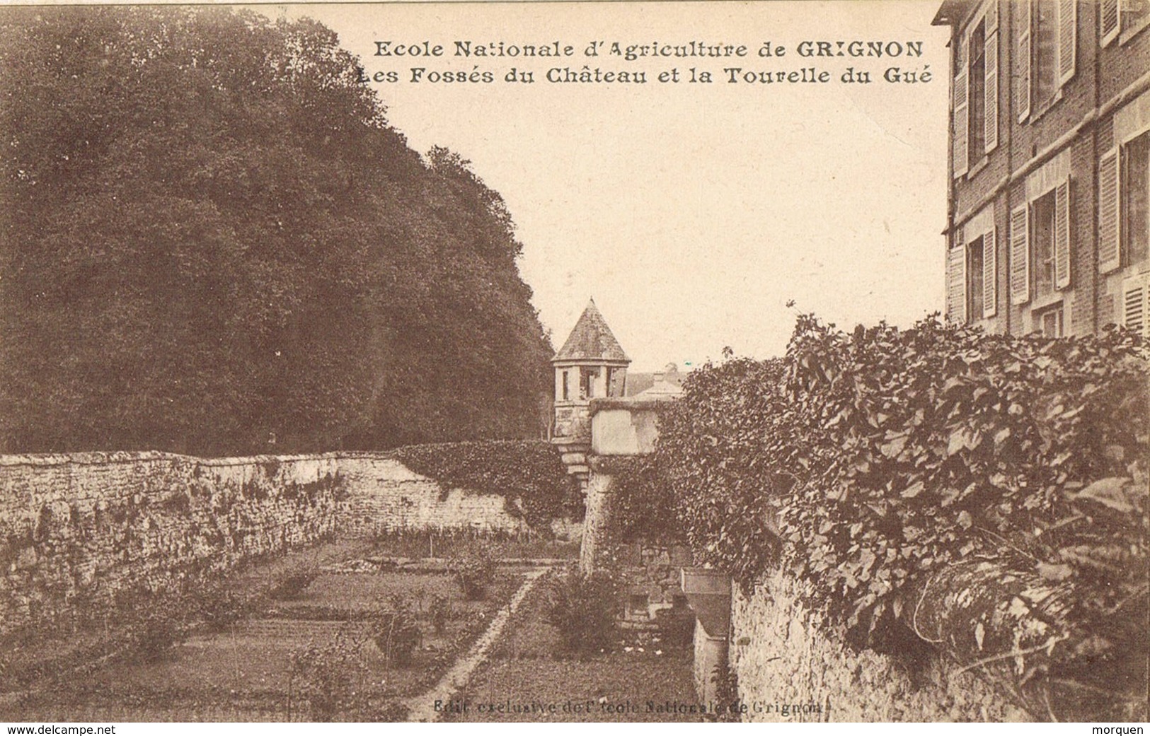 30693. Postal GRIGNON (Yvelines) Ile De France. Ecole Nationale Agriculture. Fossés - Grignon