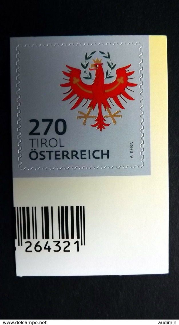 Österreich 3415 **/mnh, Dauerserie 2018: Wappen Tirol - Nuevos