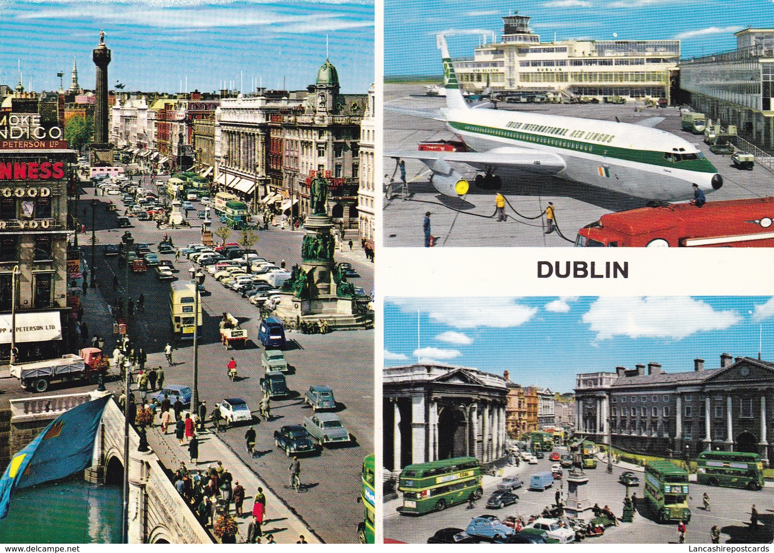 Postcard Dublin Multiview [ John Hinde ]  My Ref  B23197 - Dublin