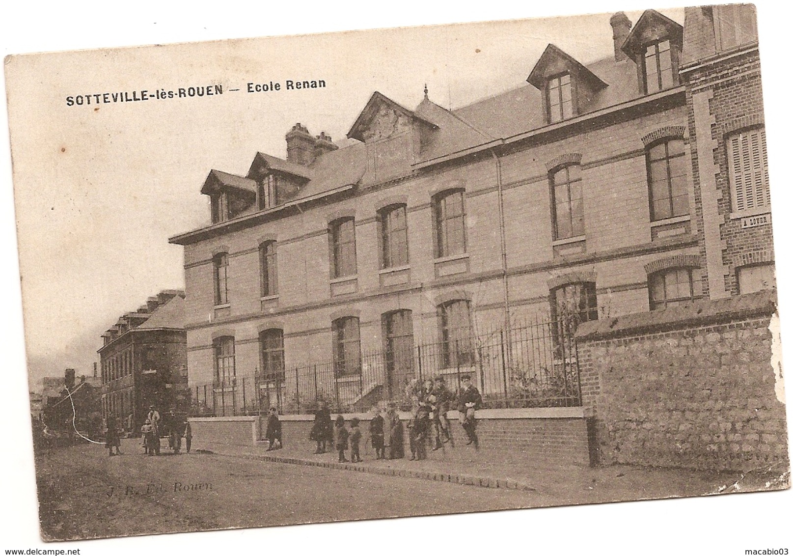 76 Seine Maritime : Sotteville Les Rouen  école Renan     Réf 5397 - Sotteville Les Rouen