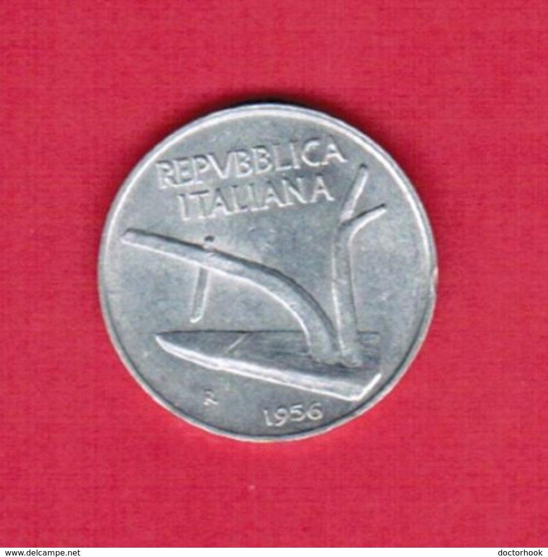 ITALY   10 LIRE 1956  (KM # 93) #5194 - 10 Lire