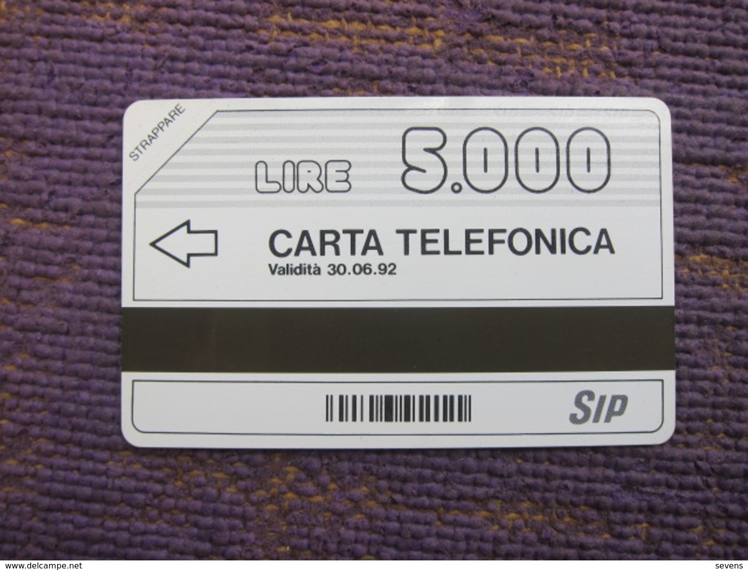 Urmet Phonecard,white Card,Lire 5000 - Tests & Service