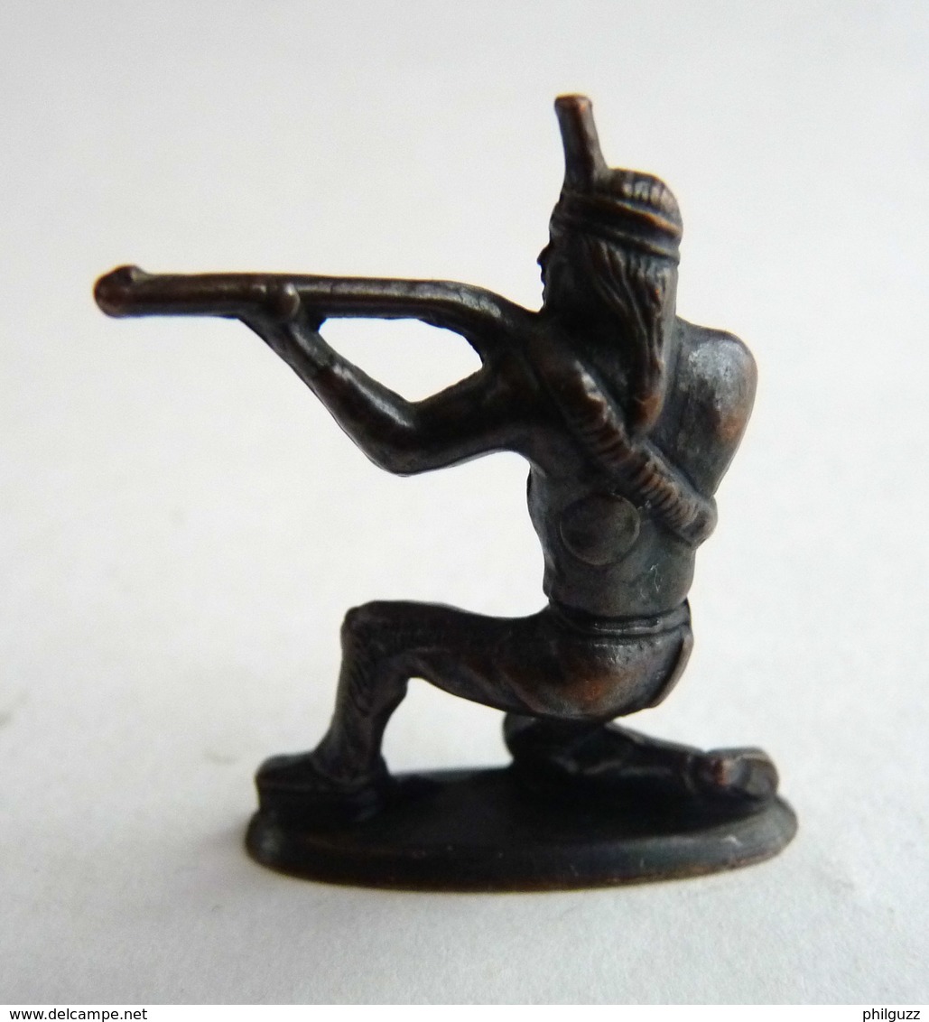 Rare FIGURINE KINDER  METAL INDIEN 3 70's - U-EI Indianer (2) - Figurines En Métal
