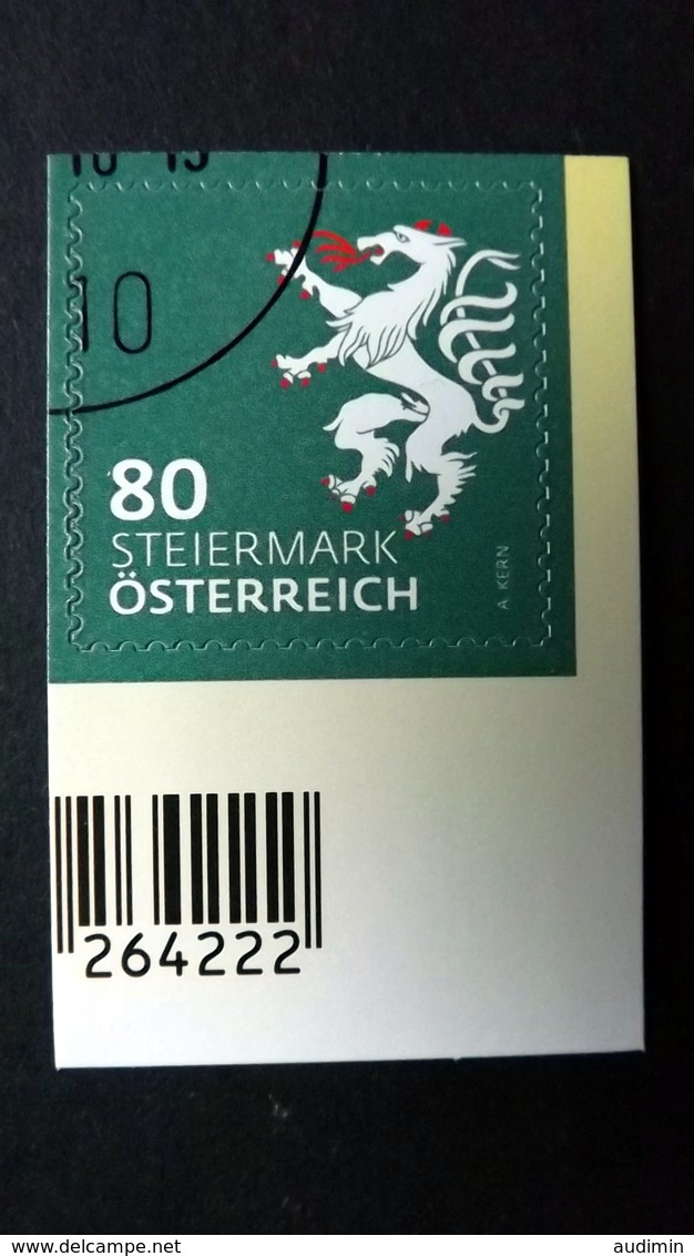 Österreich 3407 Oo/ET, Dauerserie 2018: Wappen Steiermark - Used Stamps