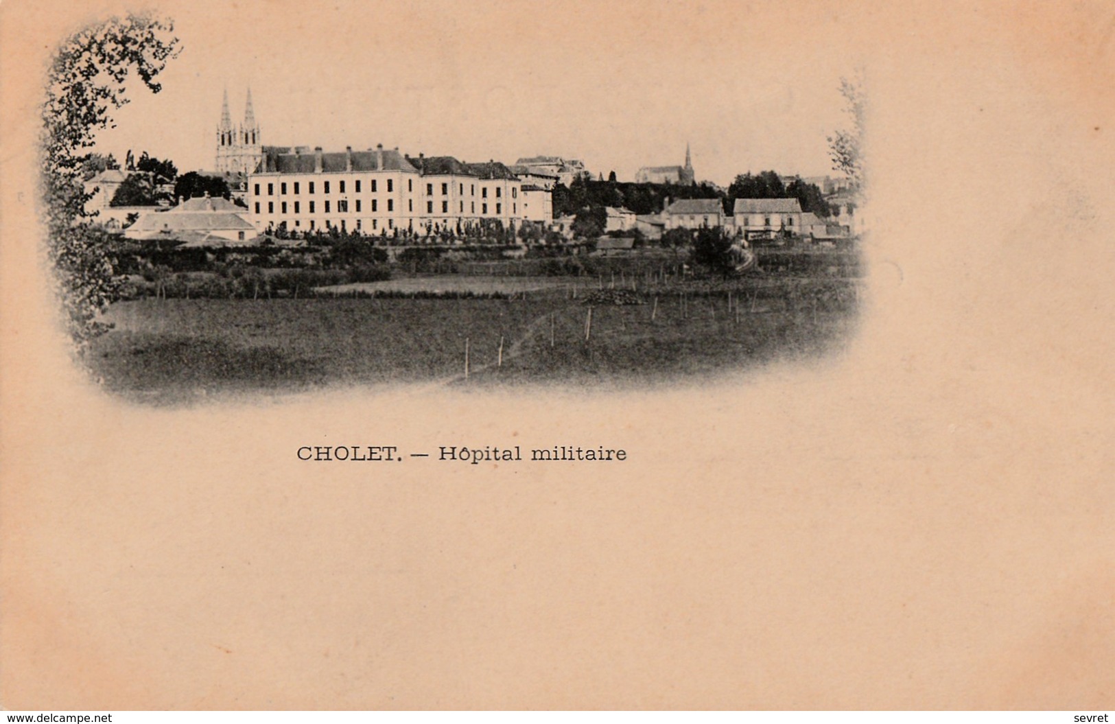 CHOLET. - Hôpital Militaire. Carte Pas Courante - Cholet