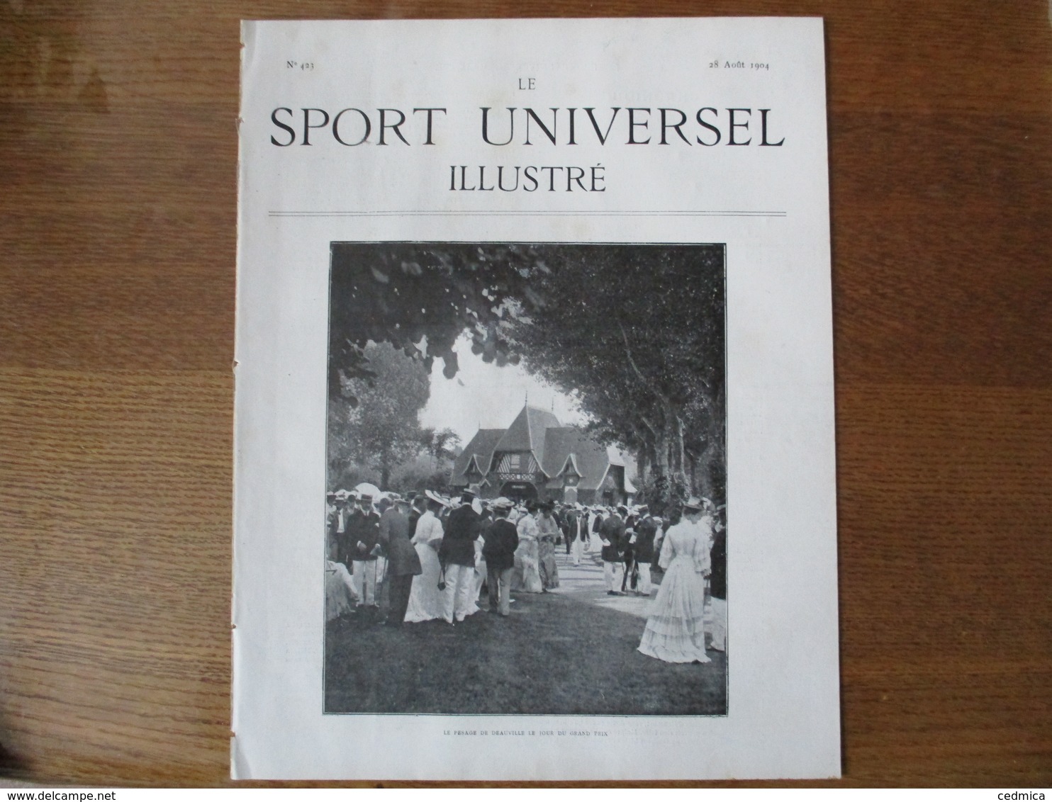 LE SPORT UNIVERSEL ILLUSTRE N°423 28 AOUT 1904 CABOURG,DEAUVILLE,YACHTING ET MARINE,EXPOSITION CANINE DE NANCY,BERCK SUR - 1900 - 1949