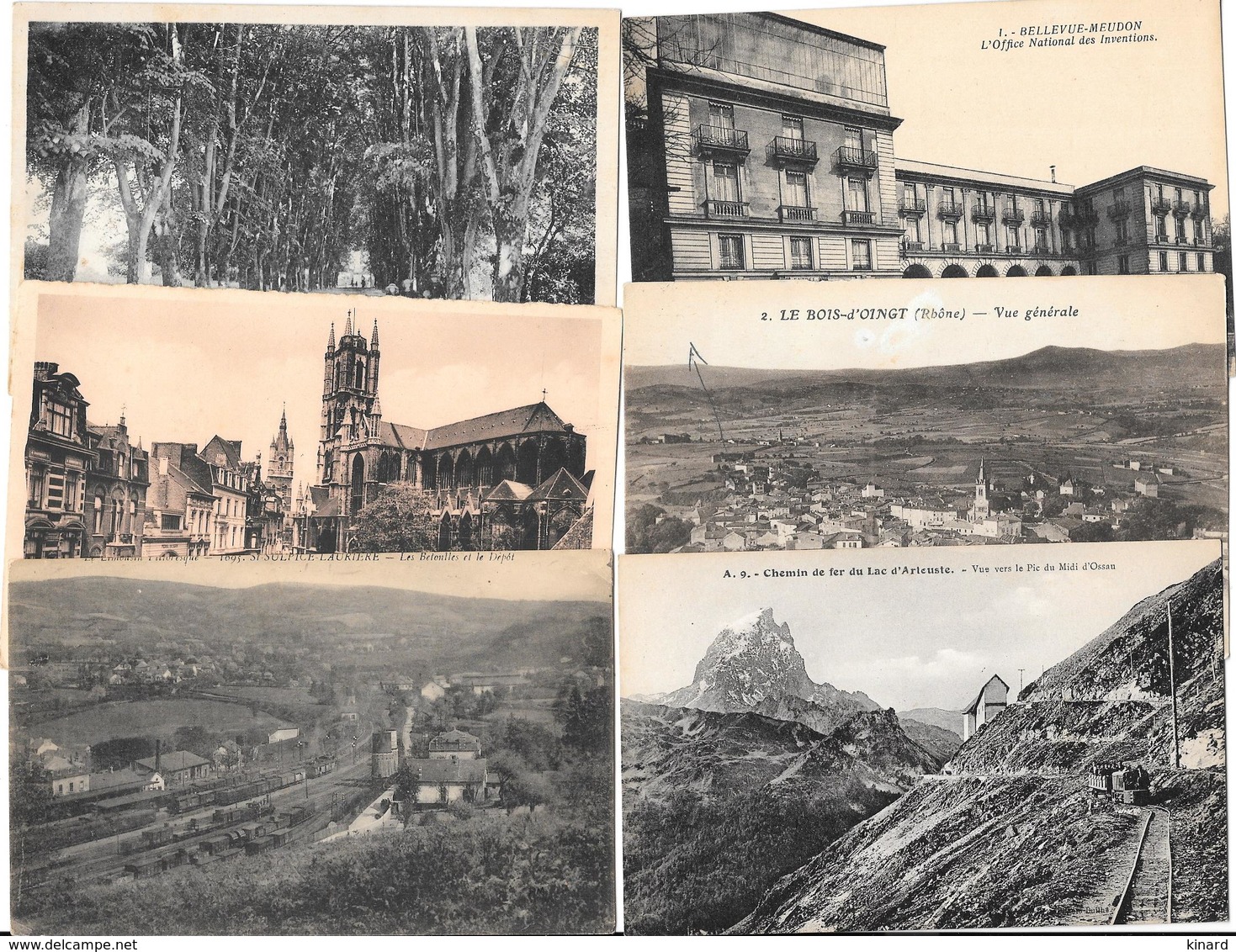 LOT DE 120 CPA.  ANIMATIONS .  VILLAGES ..GARE .TRAIN  ..VOIR LES SCANS...MAJORITE FRANCE . QUELQUES ETRANGERES. - 100 - 499 Cartes