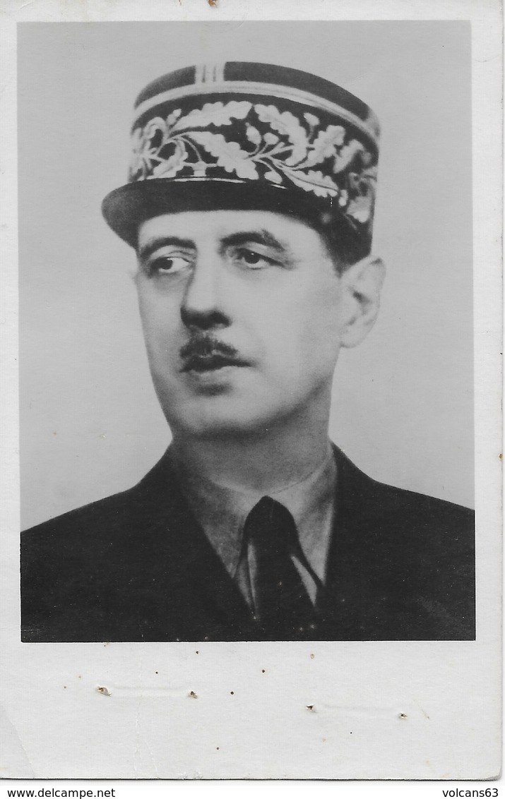 MILITAIRES GENERAL DE GAULLE PORTRAIT - Autres & Non Classés