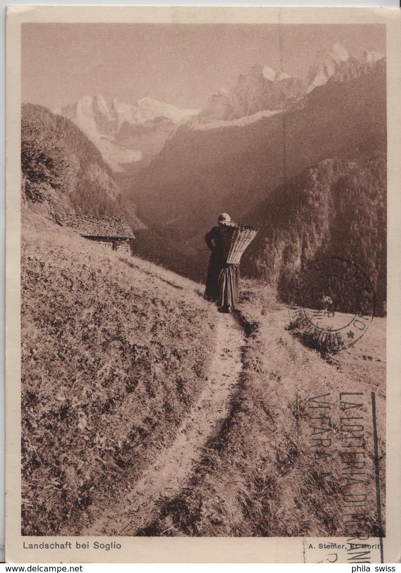 Landschaft Bei Soglio - Photo: Albert Steiner - Soglio