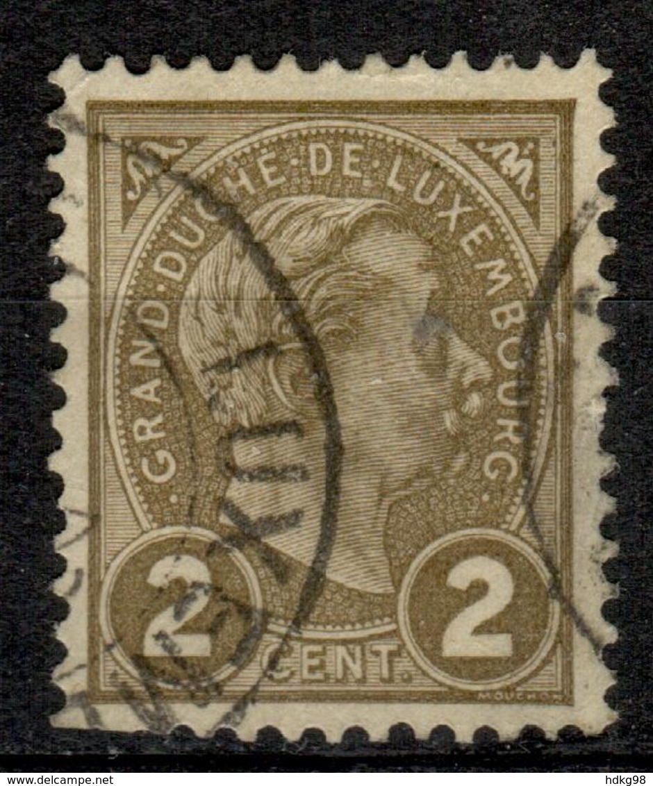 L+ Luxemburg 1895 Mi 68 Adolf - 1895 Adolphe Right-hand Side