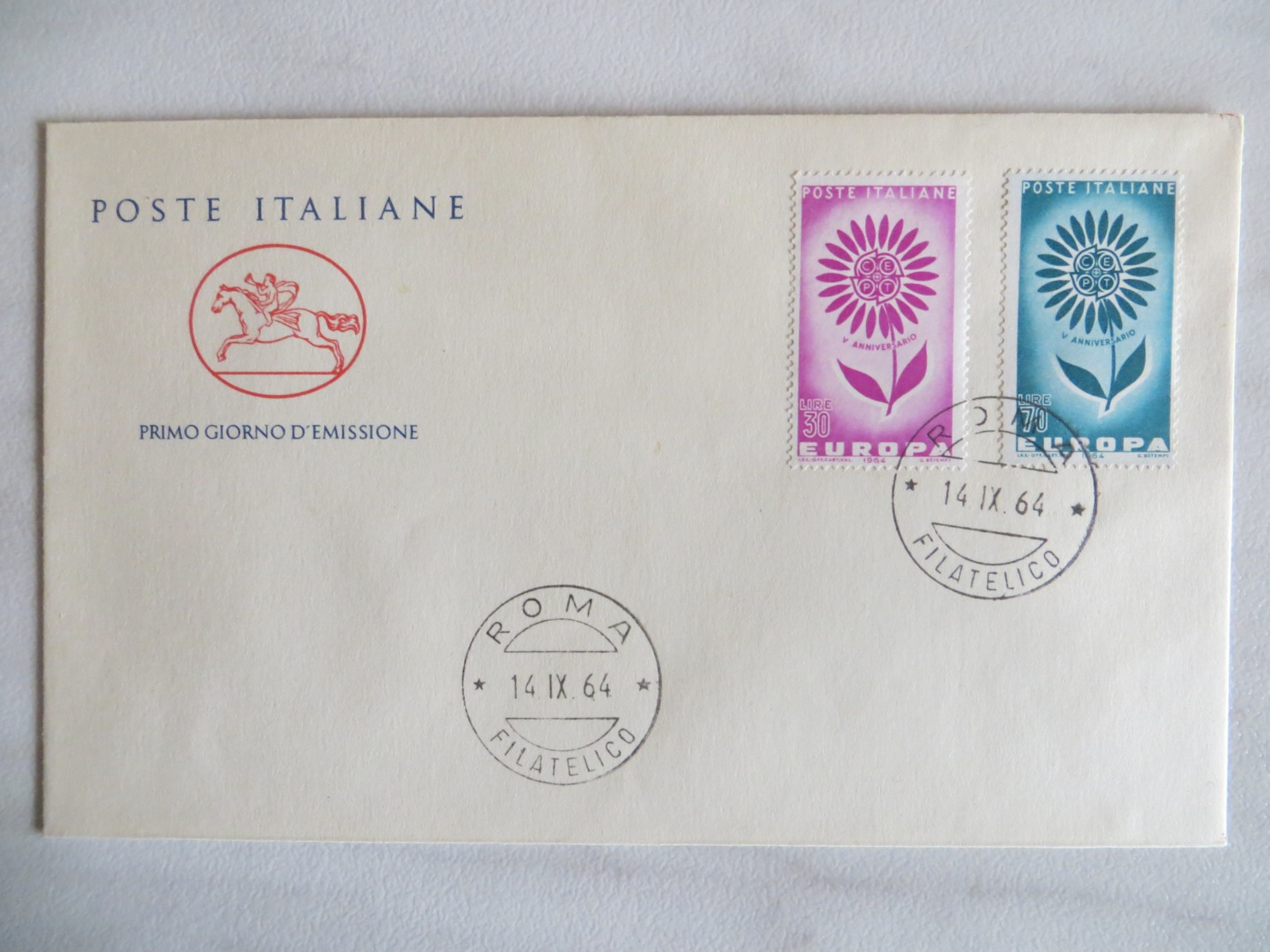 64/11) Italien 1964, Ersttagsbrief, FDC, Ersttagsstempel - 1964