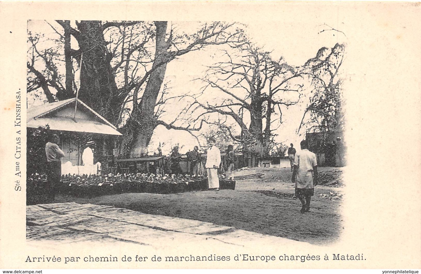 Congo - Topo / 52 - Arrivée Par Chemin De Fer De Marchandises D' Europe Chargées à Matadi - Congo Belge