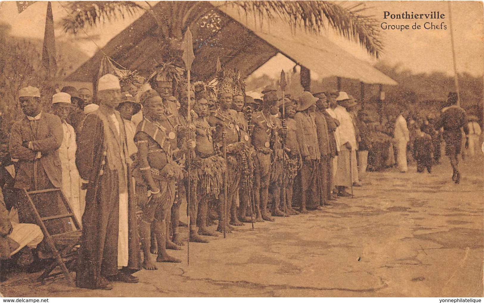 Congo - Topo / 59 - Ponthierville - Groupe De Chefs - Congo Belge