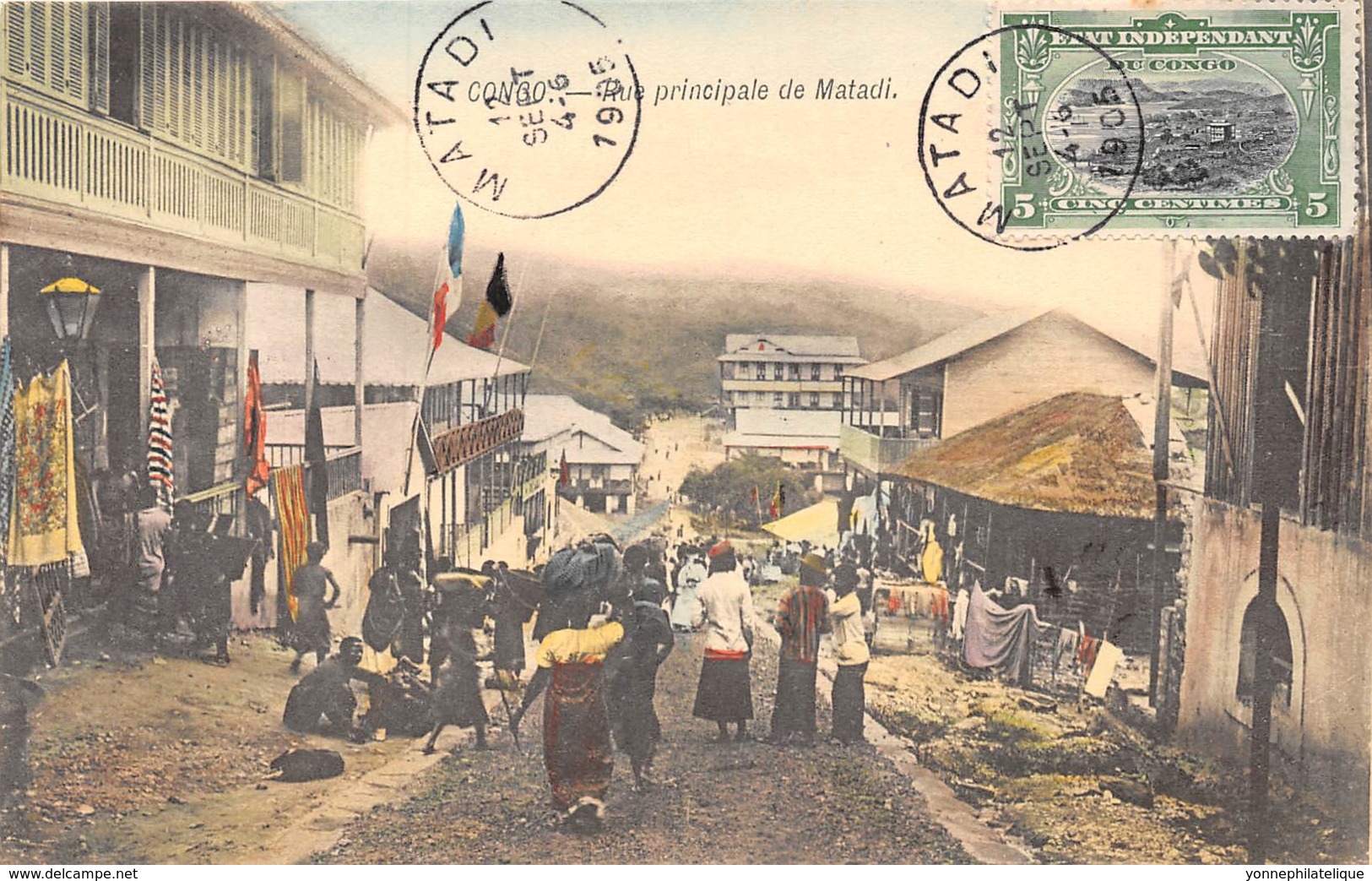 Congo - Topo / 68 - Rue Principale De Matadi - Belle Oblitération - Congo Belge