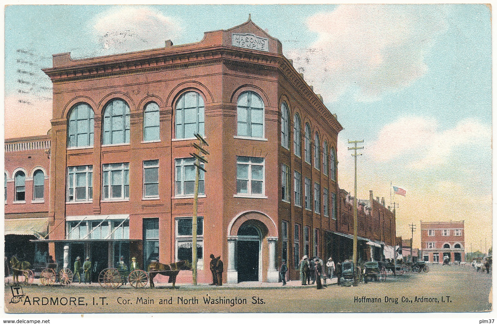 OKLA - ARDMORE - Masonic Temple - Autres & Non Classés