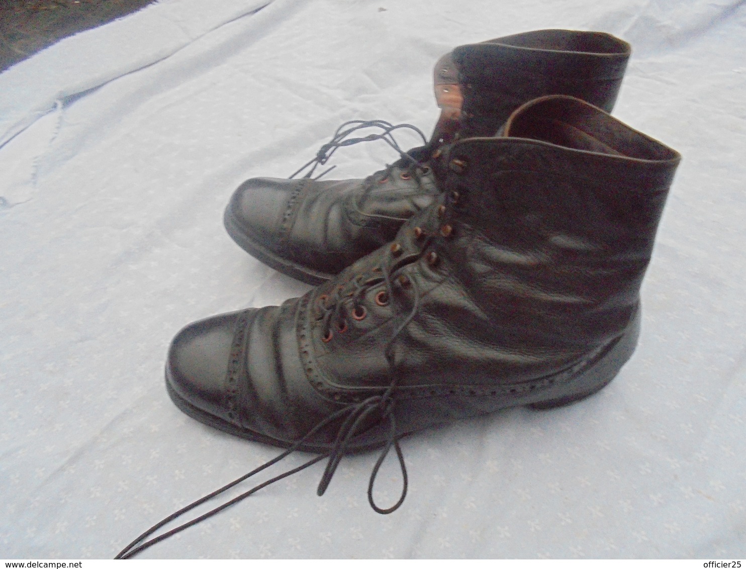 Paire De Chaussures D Officier Francais De 1 Guerre - 1914-18