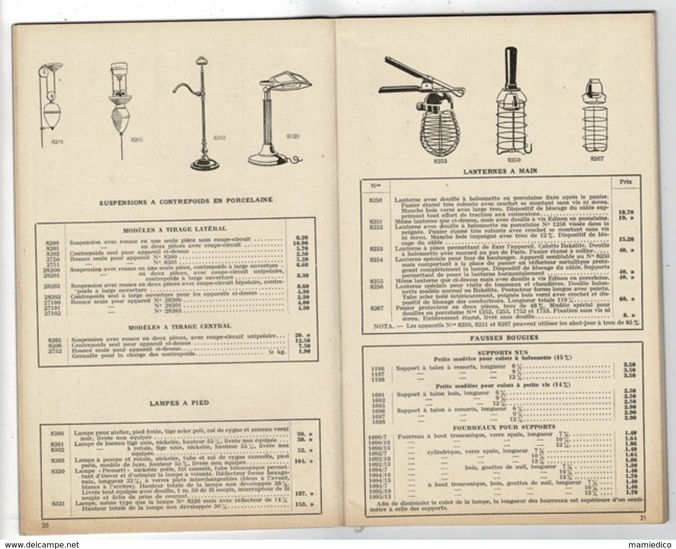 1935 Catalogue A De La COMPAGNIE GENERALE D'ELECTRICITE( Appareillage à Basse Tension). 64 Pages 13,5/21,5 Cm. TBE - Electricité & Gaz