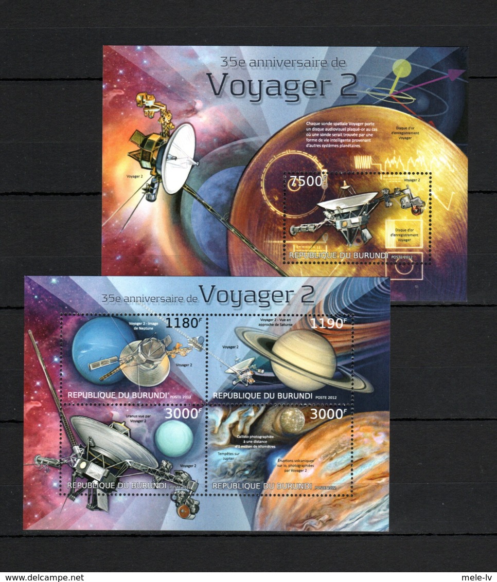 Burundi 2012 Space Exploration Voyager 2 MNH -(V-37) - Other & Unclassified