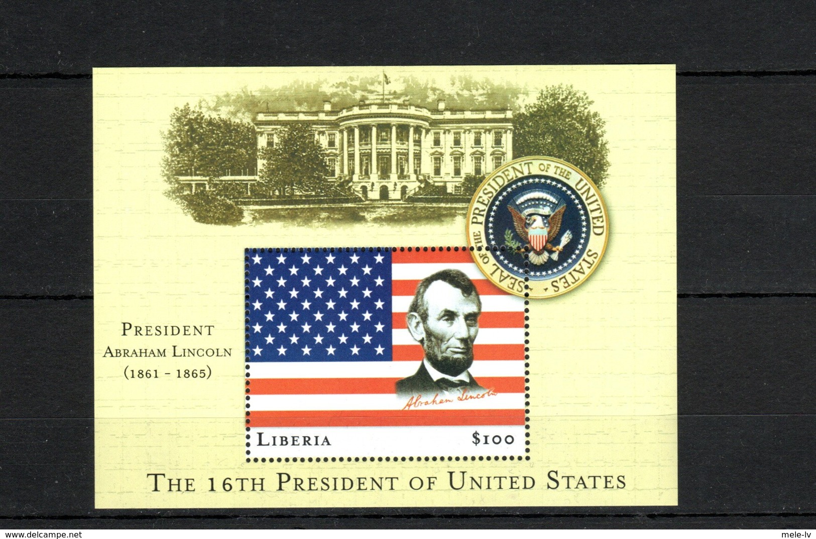 Liberia 2000 President Abraham Lincoln MNH -(V-37) - Other & Unclassified