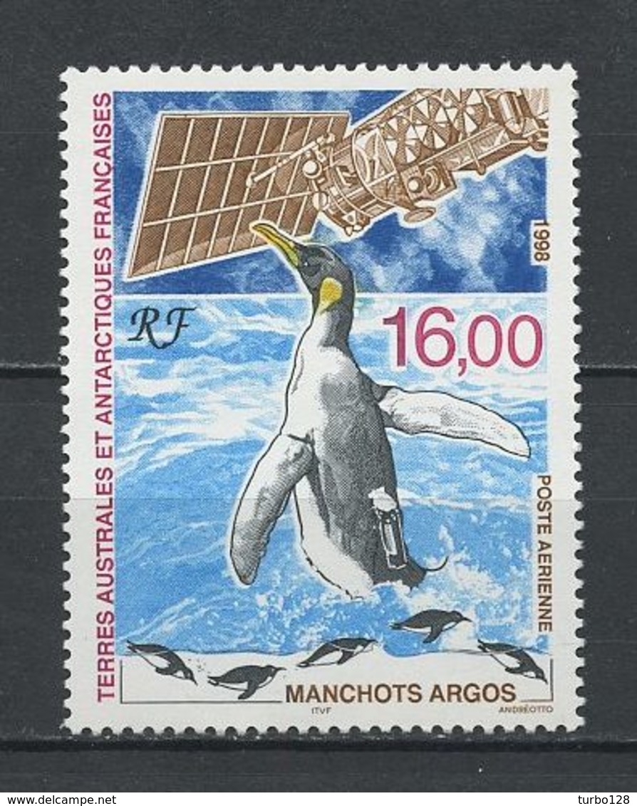 TAAF 1998 PA  N° 148 ** Neuf MNH Superbe C 8,70 &euro; Faune Antarctique Fauna Oiseaux Birds Manchots Argos Espace Sp - Poste Aérienne