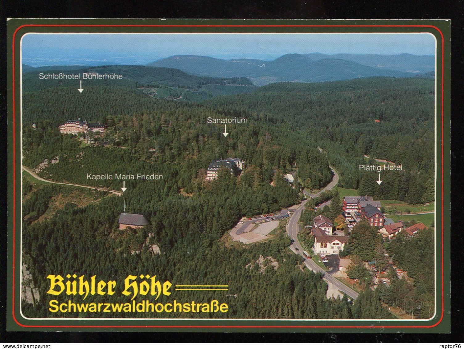 CPM Neuve Allemagne BÜHL Höhe Schwarzwaldhochstrasse - Buehl