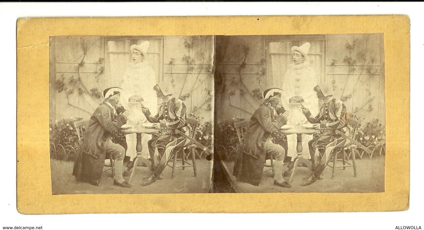1921 "MASCHERE CARNEVALESCHE" CARTOLINA ORIGINALE - Cartoline Stereoscopiche