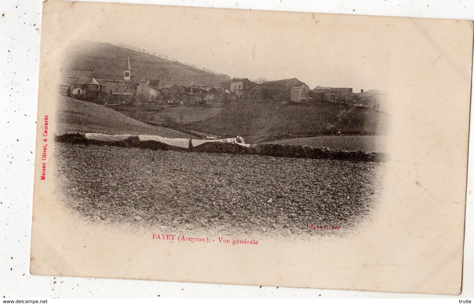 FAYET VUE GENERALE (CARTE PRECURSEUR ) - Saint Victor