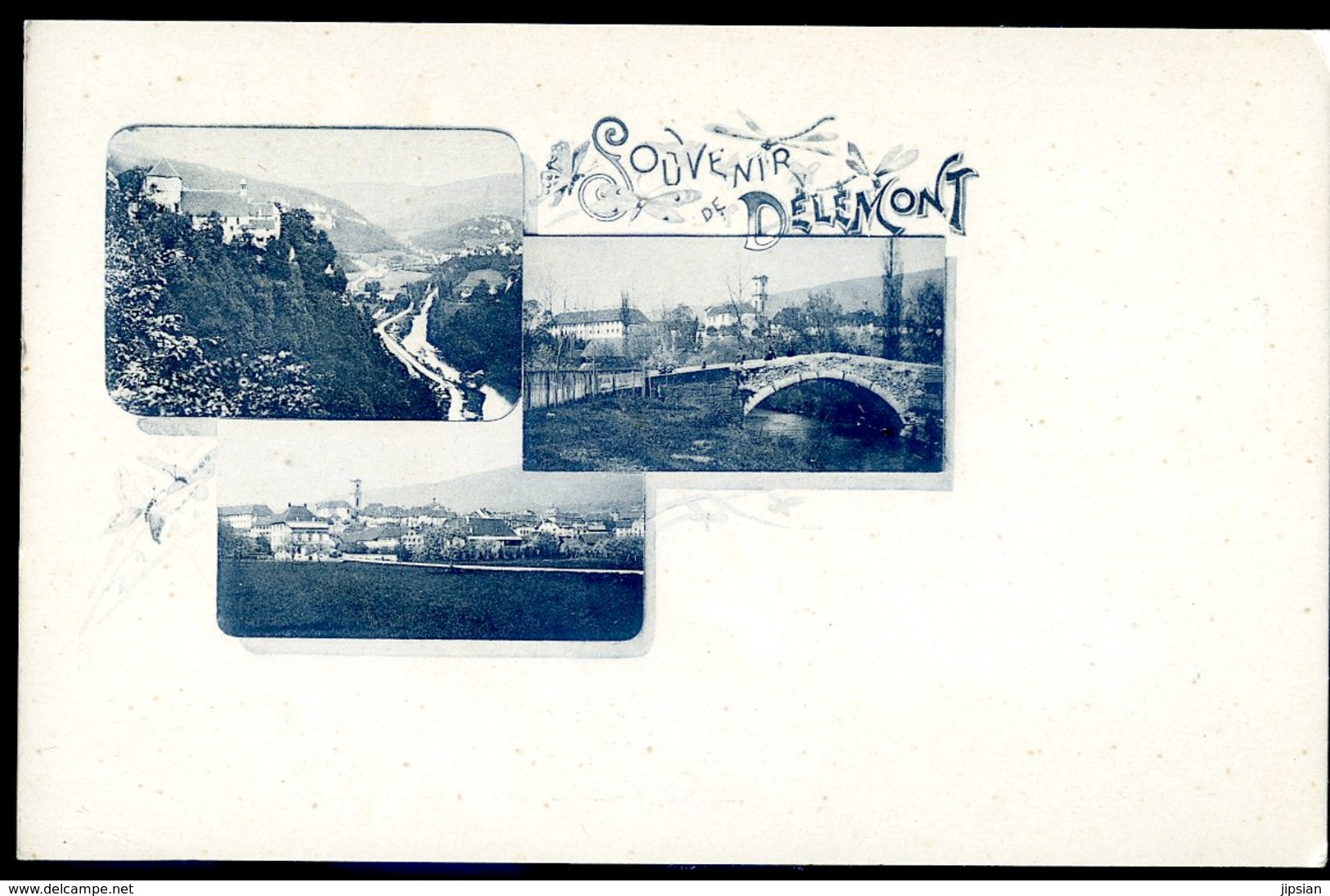 Cpa De Suisse Souvenir De Délémont    YN30 - Delémont