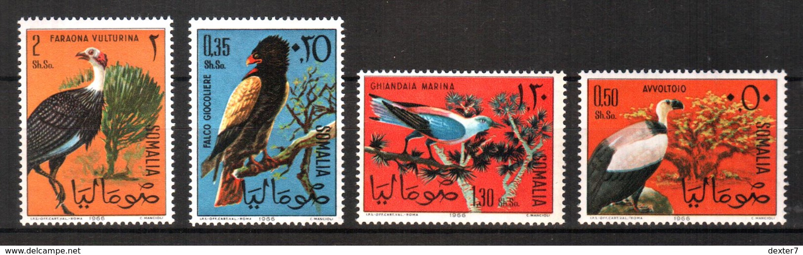 Somalia, 1966 Birds MNH Animali, Animals - Somalia (1960-...)