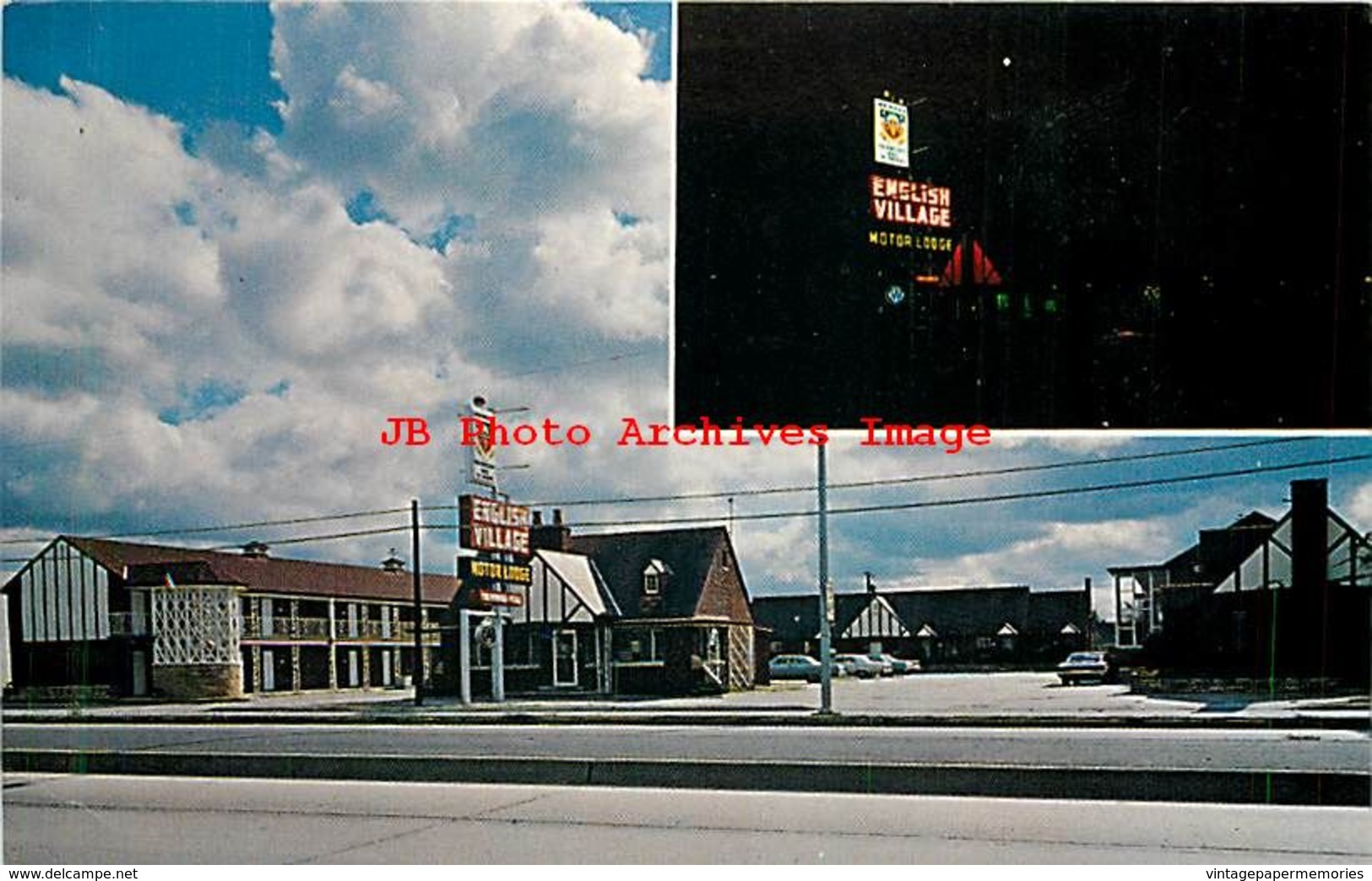 259561-Kansas, Wichita, English Village Motor Lodge, Horner Co By Henry McGrew No 63943 - Wichita