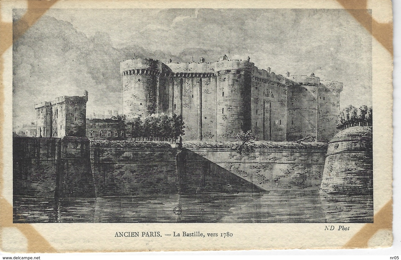 75 - ANCIEN PARIS - La Bastille, Vers 1780 - Autres Monuments, édifices