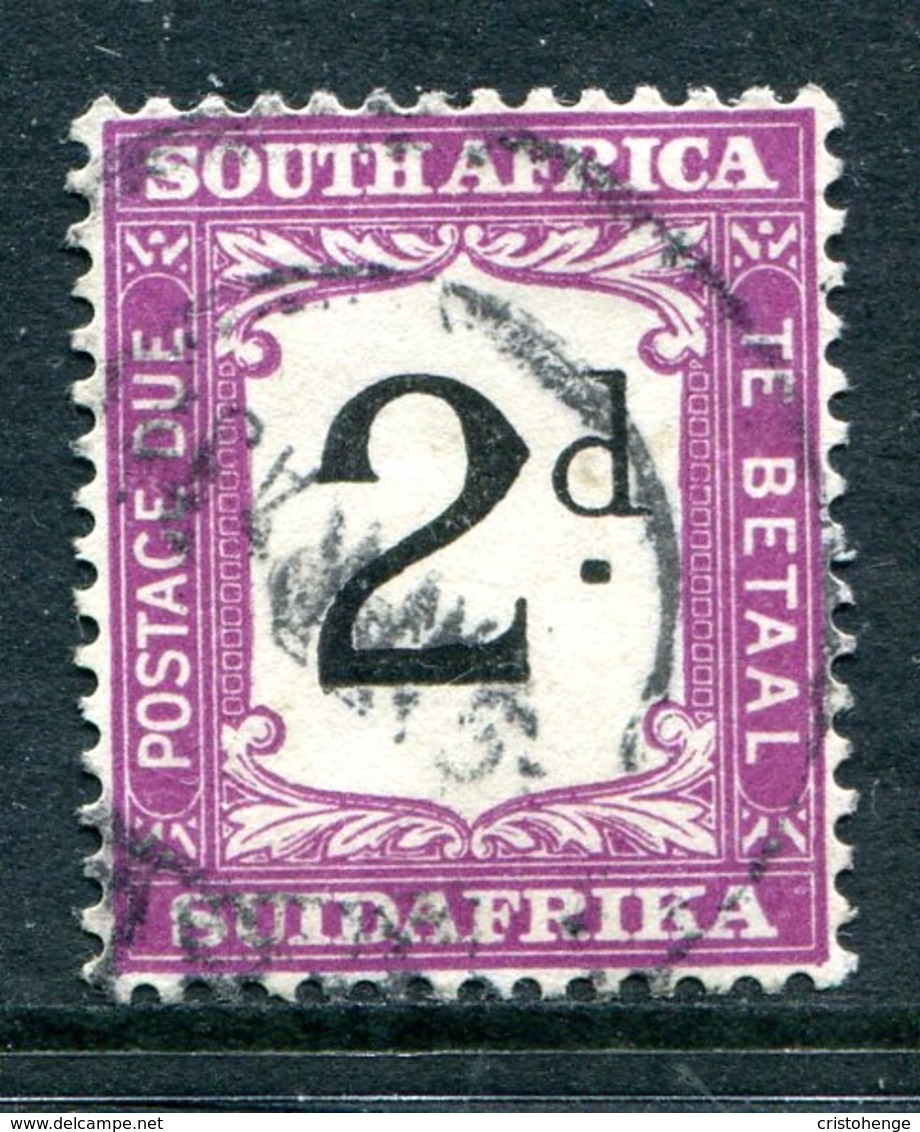 South Africa 1927-28 Postage Dues - No Wmk. - 2d Mauve Used (SG D19) - Timbres-taxe