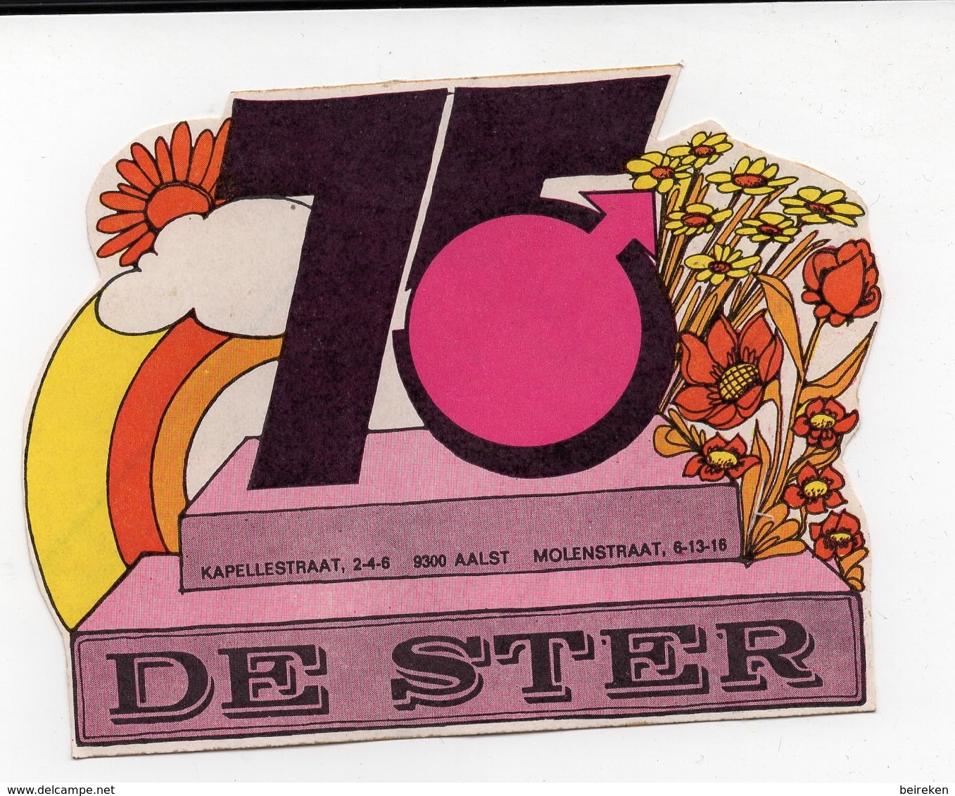 AALST  De STER - Stickers