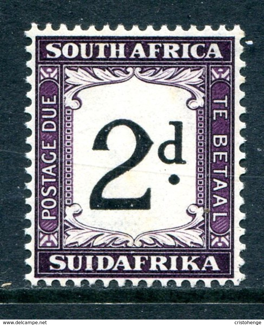 South Africa 1932-42 Postage Dues - Redrawn - Value Typo. - 2d Deep Purple HM (SG D23) - Strafport