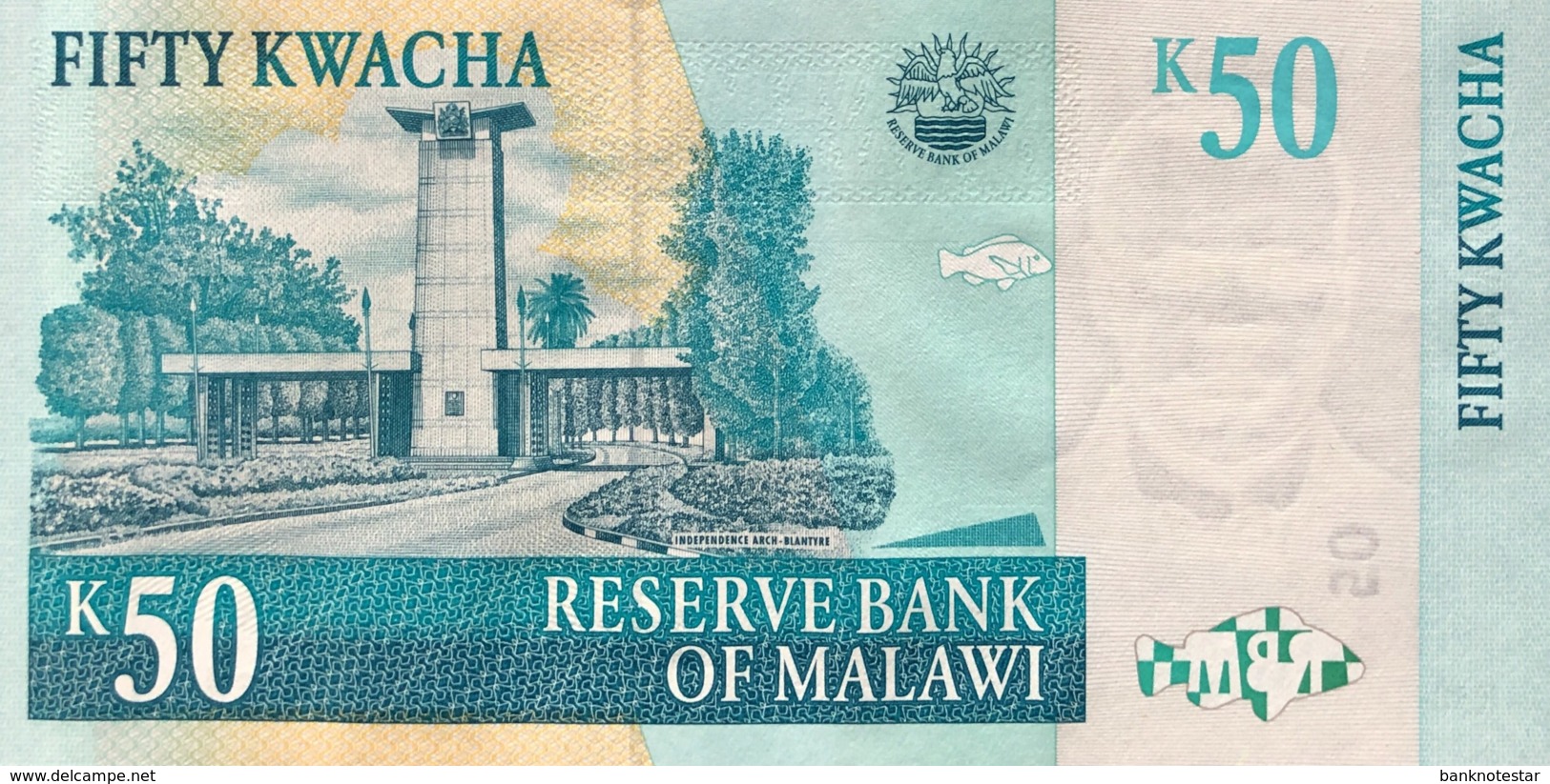 Malawi 50 Kwacha, P-53a (3.10.2005) - UNC - Malawi