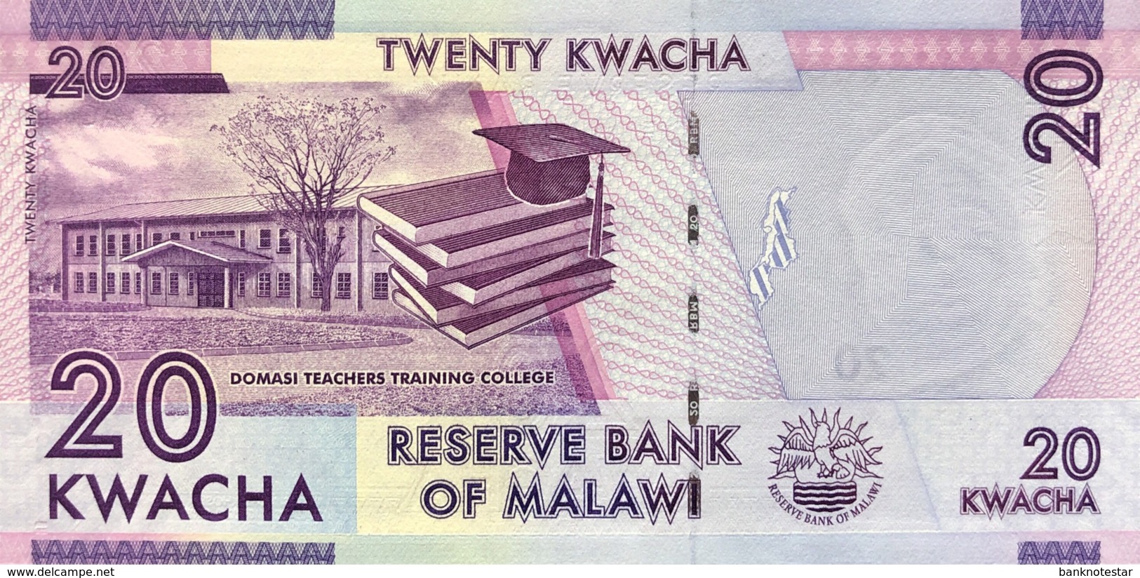 Malawi 20 Kwacha, P-57a (1.1.2012) - UNC - Malawi